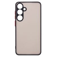 Чехол для Samsung SM-S926B (Galaxy S24 Plus) пластиковый с окантовкой <черный> ― Оптовый PromiseMobile