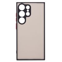 Чехол для Samsung SM-S928B (Galaxy S24 Ultra) пластиковый с окантовкой <черный> ― Оптовый PromiseMobile