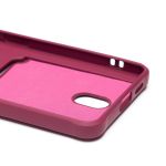 Чехол для Samsung SM-S942B (Galaxy S26) силиконовый с картхолдером №4 <бордовый>