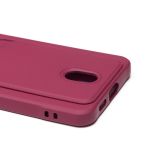 Чехол для Samsung SM-S942B (Galaxy S26) силиконовый с картхолдером №4 <бордовый>