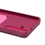 Чехол для Samsung SM-S942B (Galaxy S26) силиконовый с картхолдером №4 <бордовый>
