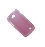 Чехол для Samsung i8150 (Galaxy W) силиконовый матовый <розовый>