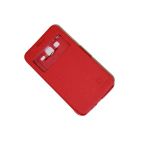 Чехол для Samsung i8580 (Galaxy Core Advance) флип боковой пластик-кожзам с окошком Nillkin Fresh <красный>