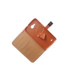 Чехол для Samsung i9260 (Galaxy Premier) флип боковой натуральная кожа Xuenair Extreme leather Series <коричневый>