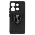 Чехол для Tecno Pop 7 (BF6), Spark Go 2023 (BF7) силиконовый противоударный с кольцом <черный>