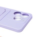 Чехол для Infinix Smart 8 (X6525), 8 Pro (X6525B), Tecno Spark 20 (KJ5), 20C (BG7n) силиконовый с картхолдером №9 <светло-фиолетовый>