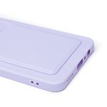 Чехол для Infinix Smart 8 (X6525), 8 Pro (X6525B), Tecno Spark 20 (KJ5), 20C (BG7n) силиконовый с картхолдером №9 <светло-фиолетовый>