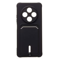 Чехол для Tecno Spark 30 (KL6) силиконовый с картхолдером №4 <черный> ― Оптовый PromiseMobile