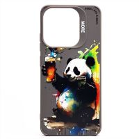 Чехол для Tecno Pop 7 (BF6), Spark Go 2023 (BF7) силиконовый (рис. 335/панда) <серый> ― Оптовый PromiseMobile