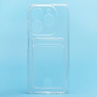Чехол для Tecno Spark Go 2024 (BG6) силиконовый с картхолдером №2 <прозрачный> ― Оптовый PromiseMobile