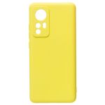 Чехол для Xiaomi 12 (2201123G), 12S (23030RAC7Y) силиконовый Soft Touch 4 <желтый>