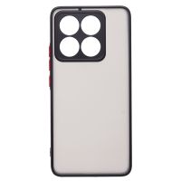 Чехол для Xiaomi 14T (2406APNFAG) пластиковый с окантовкой <черный> ― Оптовый PromiseMobile