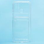 Чехол для Xiaomi Poco C40 (220333QPG) силиконовый с картхолдером №2 <прозрачный>