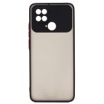 Чехол для Xiaomi Poco C40 (220333QPG) пластиковый с окантовкой <черный>