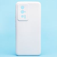 Чехол для Xiaomi Poco F5 Pro (23013PC75G) силиконовый Soft Touch 4 <белый> ― Оптовый PromiseMobile