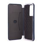 Чехол для Xiaomi Poco F5 Pro (23013PC75G) флип боковой кожзам №3 <синий>