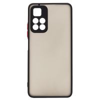 Чехол для Xiaomi Poco M4 Pro 5G, Redmi Note 11S 5G пластиковый с окантовкой <черный> ― Оптовый PromiseMobile