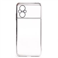 Чехол для Xiaomi Poco M5 (22071219CG) силиконовый ультратонкий Pilot <серебристый> ― Оптовый PromiseMobile