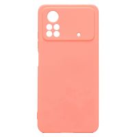 Чехол для Xiaomi Poco X4 Pro 5G (2201116PG) силиконовый Soft Touch 2 <светло-розовый> ― Оптовый PromiseMobile