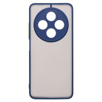 Чехол для Xiaomi Redmi 14C (2409BRN2CY), Poco C75 (2410FPCC5G) пластиковый с окантовкой <синий> ― Оптовый PromiseMobile