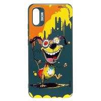 Чехол для Xiaomi Redmi 9A силиконовый (рис. 335/собака) <темно-зеленый> ― Оптовый PromiseMobile