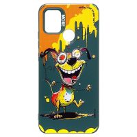 Чехол для Xiaomi Redmi 9C силиконовый (рис. 335/собака) <темно-зеленый> ― Оптовый PromiseMobile