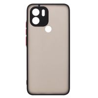 Чехол для Xiaomi Redmi A1 (220733SG), A1+ (220733SFG), Poco C50 пластиковый с окантовкой <черный> ― Оптовый PromiseMobile