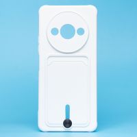 Чехол для Xiaomi Redmi A3 (23129RN51X) силиконовый с картхолдером №4 <белый> ― Оптовый PromiseMobile