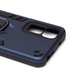 Чехол для Xiaomi Redmi Note 12S (23030RAC7Y) силиконовый противоударный с кольцом <синий>