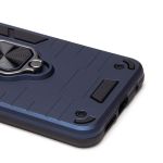 Чехол для Xiaomi Redmi Note 12S (23030RAC7Y) силиконовый противоударный с кольцом <синий>