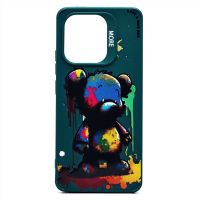 Чехол для Xiaomi Redmi Note 13 (23124RA7EO) силиконовый (рис. 335/медведь) <темно-зеленый> ― Оптовый PromiseMobile