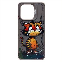 Чехол для Xiaomi Redmi Note 13 (23124RA7EO) силиконовый (рис. 335/тигр) <серый> ― Оптовый PromiseMobile