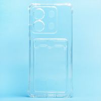 Чехол для Xiaomi Redmi Note 13 5G (2312DRAABG) силиконовый с картхолдером №2 <прозрачный> ― Оптовый PromiseMobile