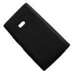 Чехол для Nokia 900 силиконовый матовый <черный>