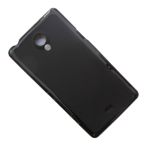 Чехол для Sony LT30 (Xperia T) силиконовый матовый <черный>