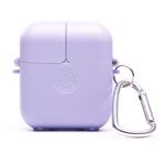 Чехол для кейса наушников Apple AirPods, AirPods 2 пластиковый AP013 <светло-фиолетовый>