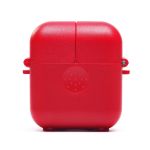 Чехол для кейса наушников Apple AirPods, AirPods 2 пластиковый AP013 <красный>