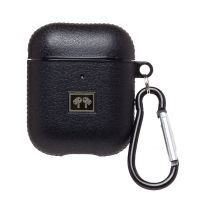 Чехол для кейса наушников Apple AirPods, AirPods 2 экокожа PCP08 <черный> ― Оптовый PromiseMobile