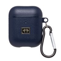 Чехол для кейса наушников Apple AirPods, AirPods 2 экокожа PCP08 <темно-синий> ― Оптовый PromiseMobile