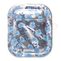 Чехол для кейса наушников Apple AirPods, AirPods 2 пластиковый PCP10 <серебристо-голубой> ― Оптовый PromiseMobile