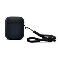 Чехол для кейса наушников Apple AirPods, AirPods 2 пластиковый PCP12 <черный> ― Оптовый PromiseMobile