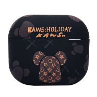 Чехол для кейса наушников Apple AirPods 3 пластиковый Robot Style <темно-синий> ― Оптовый PromiseMobile