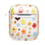 Чехол для кейса наушников Apple AirPods, AirPods 2 силиконовый Сolorful <прозрачно-желтый>