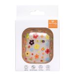 Чехол для кейса наушников Apple AirPods, AirPods 2 силиконовый Сolorful <прозрачно-желтый>