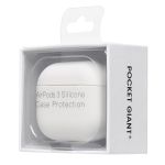 Чехол для кейса наушников Apple AirPods 3 силиконовый Soft Touch <белый>