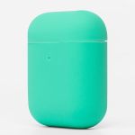 Чехол для кейса наушников Apple AirPods, AirPods 2 силиконовый Soft touch <мятный>