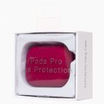 Чехол для кейса наушников Apple AirPods Pro силиконовый Soft Touch <бордовый>