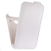 Чехол для Alcatel OT 4035D (POP D3) флип кожзам №1 <белый> ― Оптовый PromiseMobile