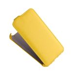 Чехол для Alcatel OT 5038D (POP D5) флип кожзам №1 <желтый>