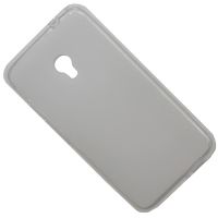 Чехол для Alcatel OT 5045D (Pixi 4 5) силиконовый матовый <бело-прозрачный> ― Оптовый PromiseMobile